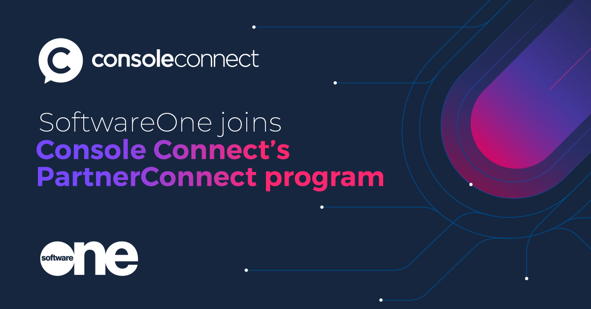 SoftwareOne Joins Console Connect’s PartnerConnect Programme To Enhance ...